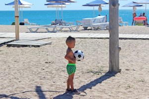 Пляж для отдыха всей семьи Пляж на отдыхе в отеле города Саки